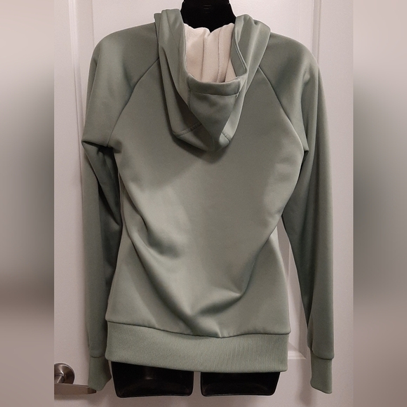 BURTON Snowboard Scoop Hoodie DryRide Green Women's Small Full Zipper Hooded - Picture 4 of 7